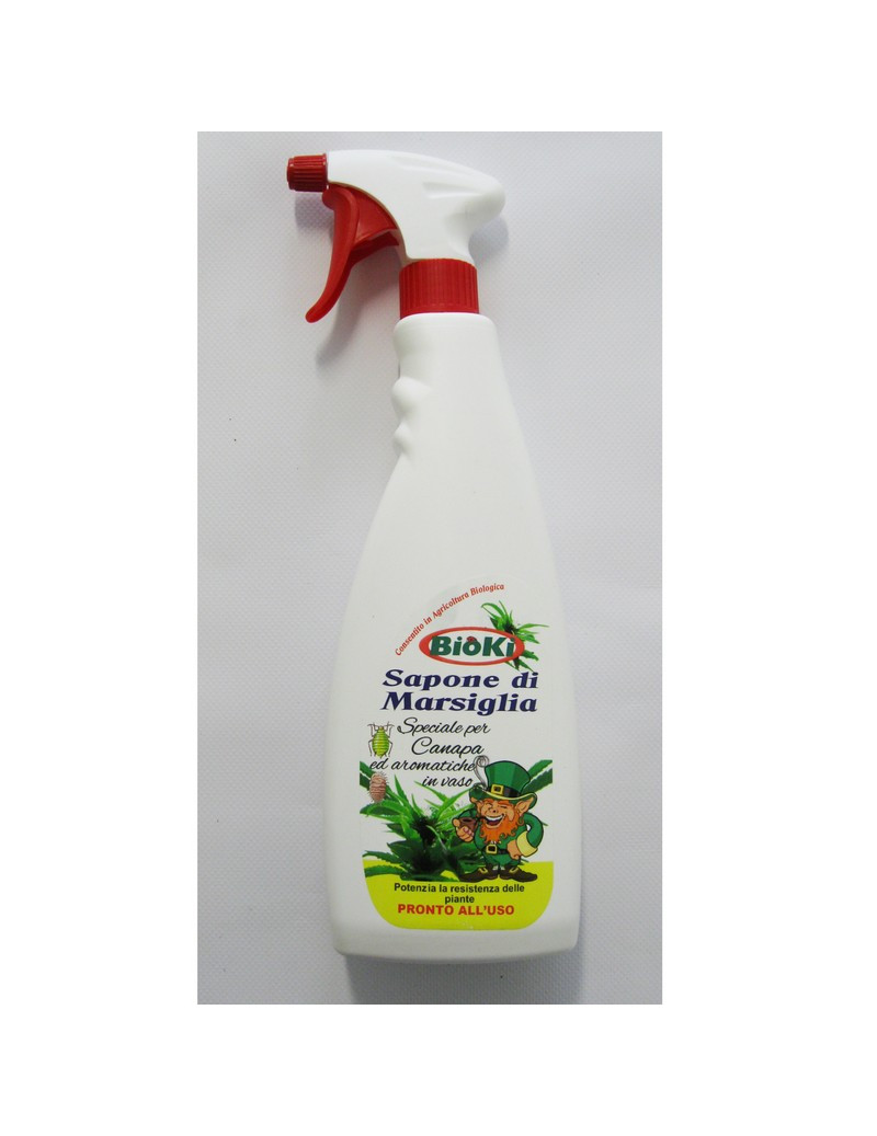 BIOKI SAPONE DI MARSIGLIA 550ml (Piante Aromatiche e Canapa)