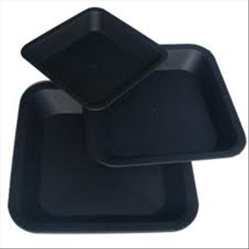 SOTTOVASO QUADRATO IN PLASTICA 25X25 CM STANDARD (X VASO 11L)
