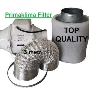KIT ESTRATTORE TT 125mm 220-280 mc/h & FILTRO Prima Klima