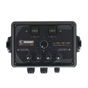 CLI-MATE TWIN CONTROLLER TEMPERATURA, VELOCITA' MINIMA (IN&OUT) E PRESSIONE NEGATIVA 8A (4+4)
