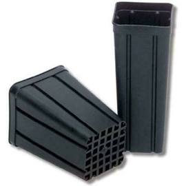 VASO QUADRATO 1.65LT PLASTICA 13X13X14.5