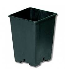 VASO QUADRATO 14 LT PLASTICA 28X28X28