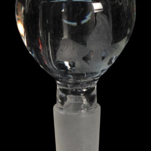 Bracierino in Vetro "Mushroom" Black Leaf