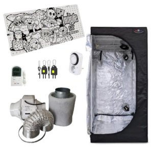 Grow Box Allestita 80x80x180 Grow Or Die